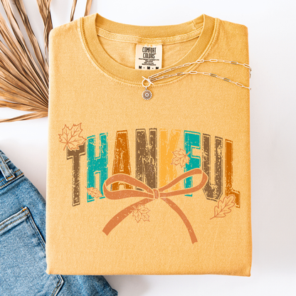 Thankful (Autumn or Thanksgiving) Comfort Colors T-Shirt