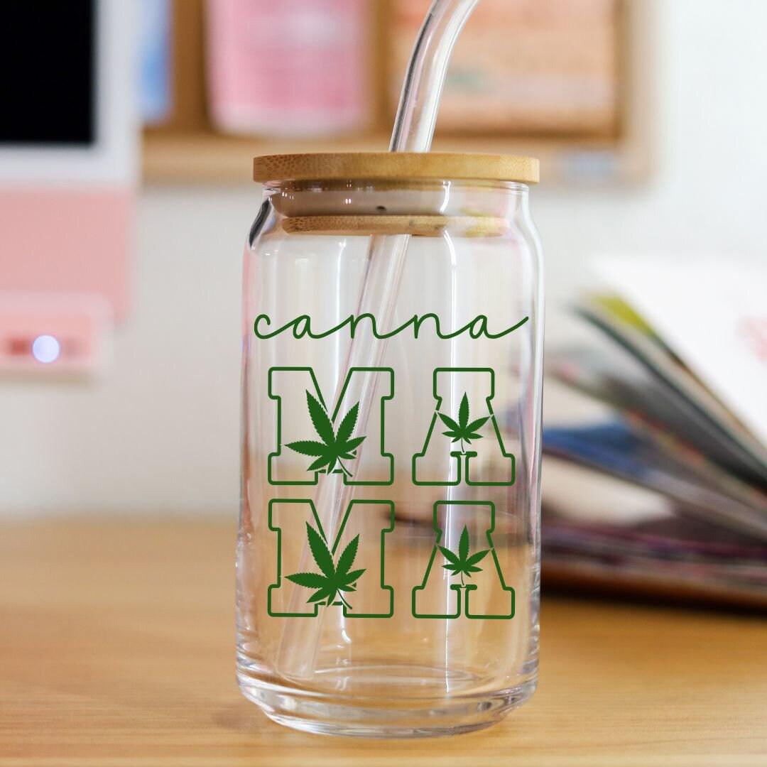 Thirsty Pothead - Glass Cup