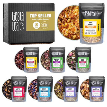 Tiesta Tea Favorites Loose Leaf Tea Sampler – 8 Blends