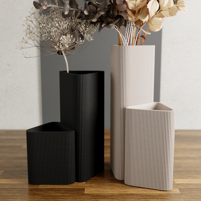 Triangle Vase – 4 Piece Set Vase