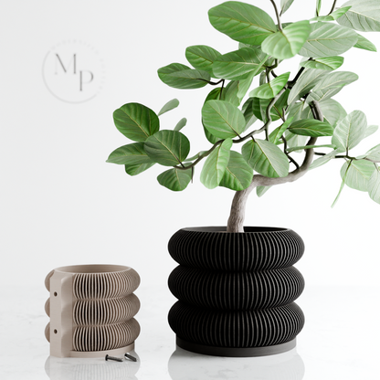 Wall Planter - Triple BUBBLES – Midnight Black Planter