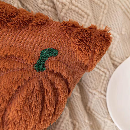 Tufted Pumpkin Lumbar or Square Pillow Cover