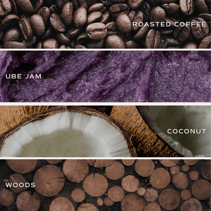 Ube Latte Soy Candle - Brown Matte Jar - 15 oz – Candles