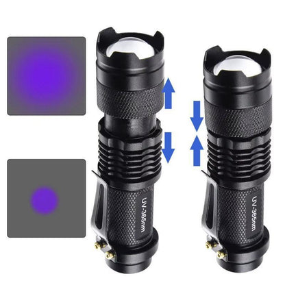 UV-365nm AA Battery Flashlight