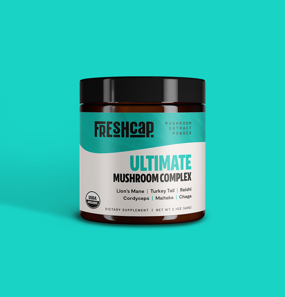 Ultimate Mushroom Complex Powder – 6 Mushroom Blend for Wellness