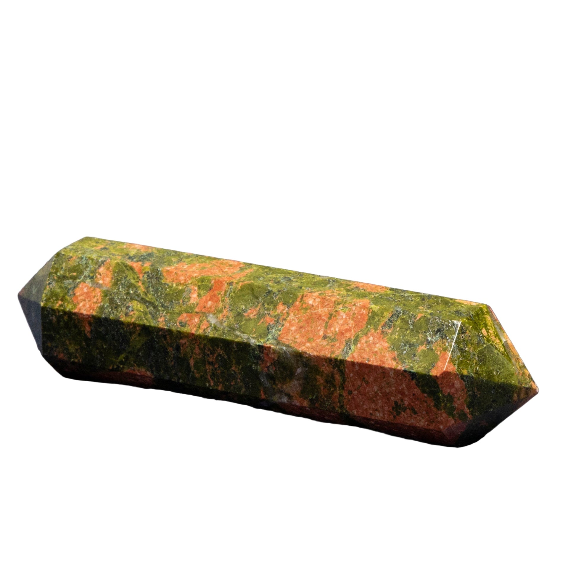 Unakite Double Termination Point – Unakite 160g - 4.50"L Points