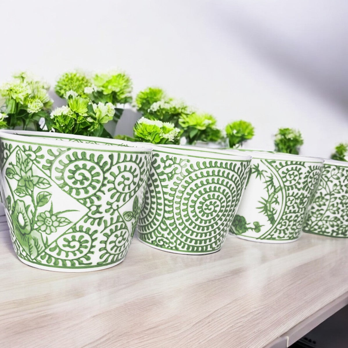 Mini Green Cachepots – Cachepot