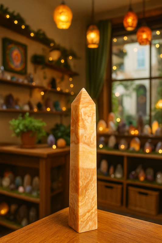 Brown Aragonite Tower