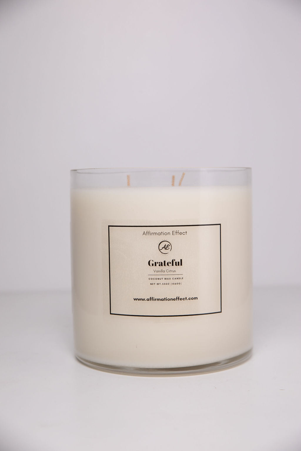 "Grateful" Affirmation Candle - 17.5 oz