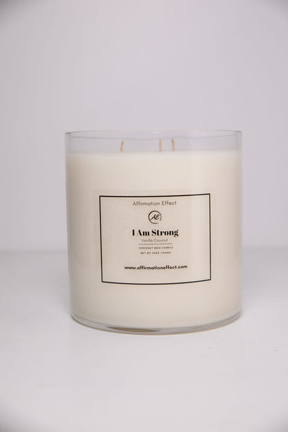 "I Am Strong" Affirmation Candle- 17.5 oz