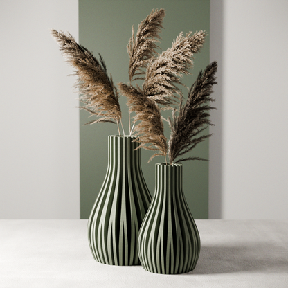WILLOW Vase – Muted Green Vase