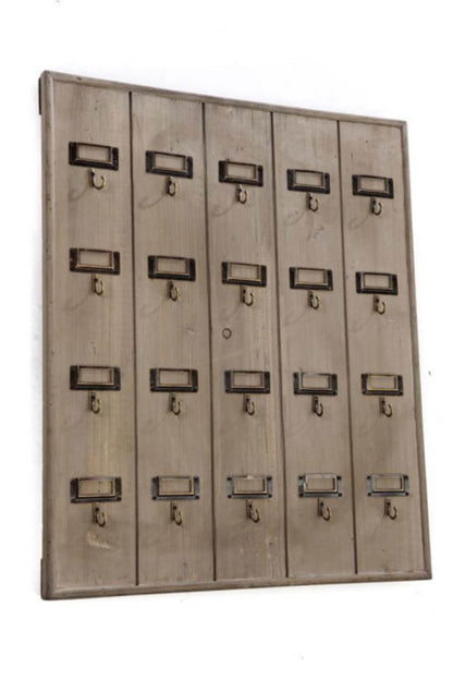 Vintage Hotel Key Rack