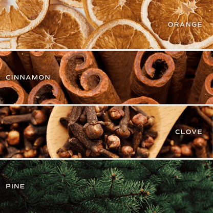 Warm and Cozy Soy Candle - Clear Jar - 9 oz