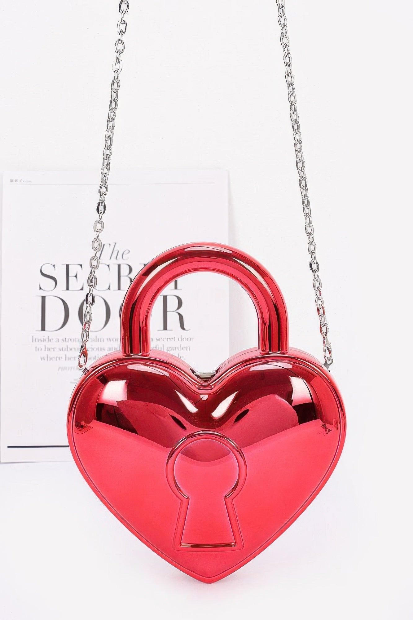 Metallic Acrylic Bag – Red