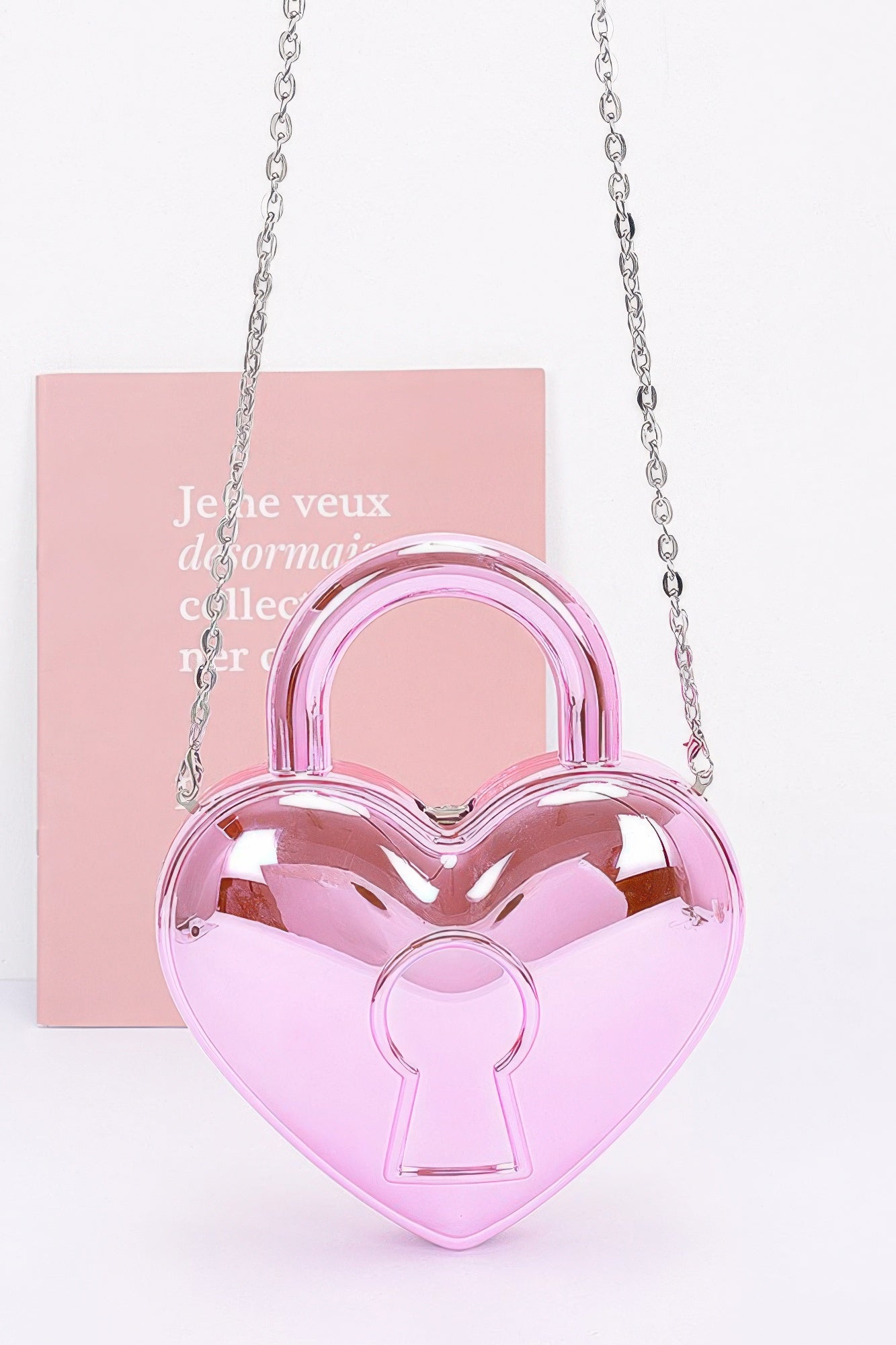 Metallic Acrylic Bag – Fuschia