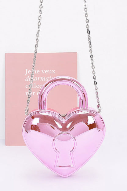 Metallic Acrylic Bag – Fuschia