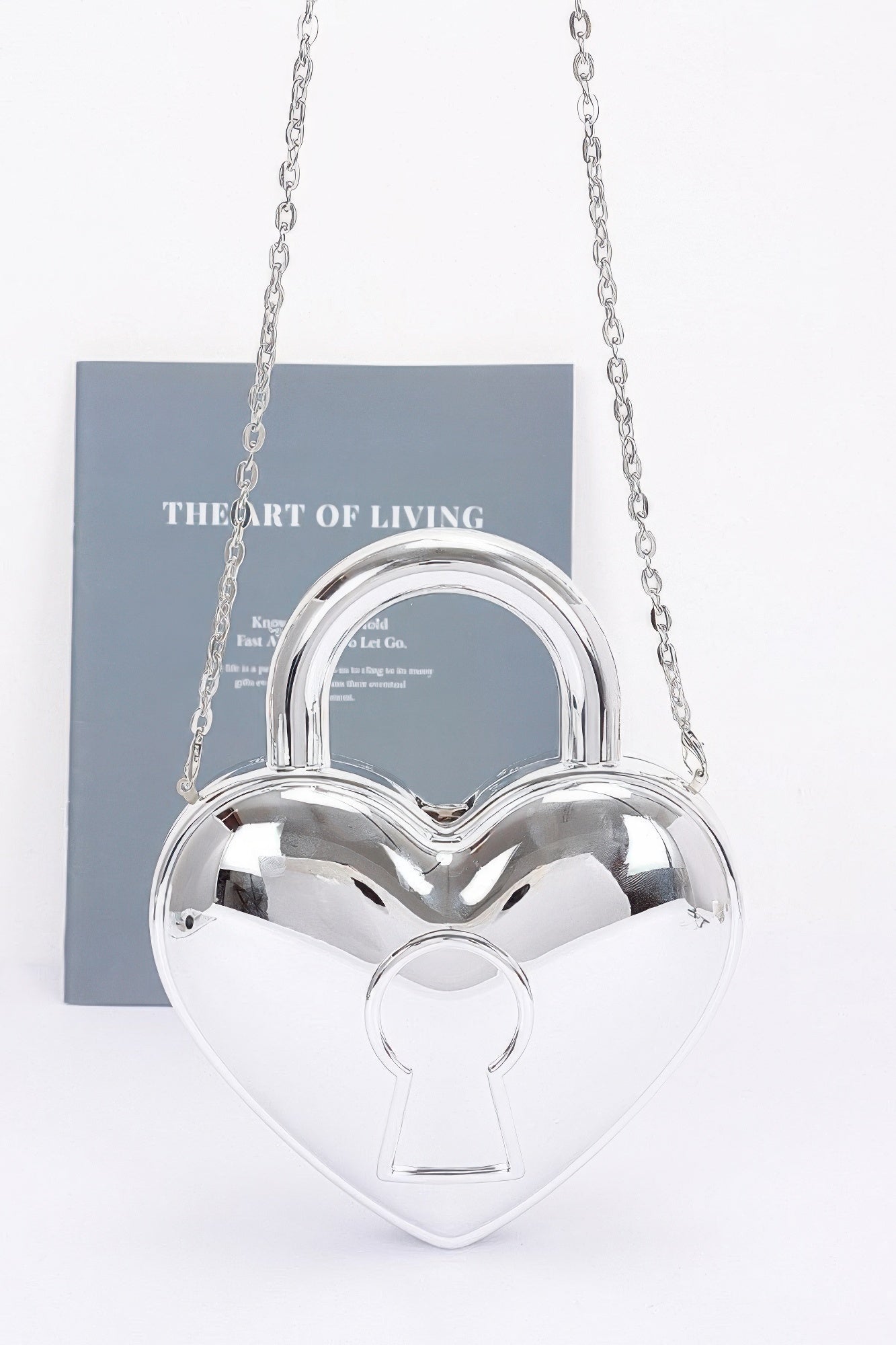 Metallic Acrylic Bag – Silver
