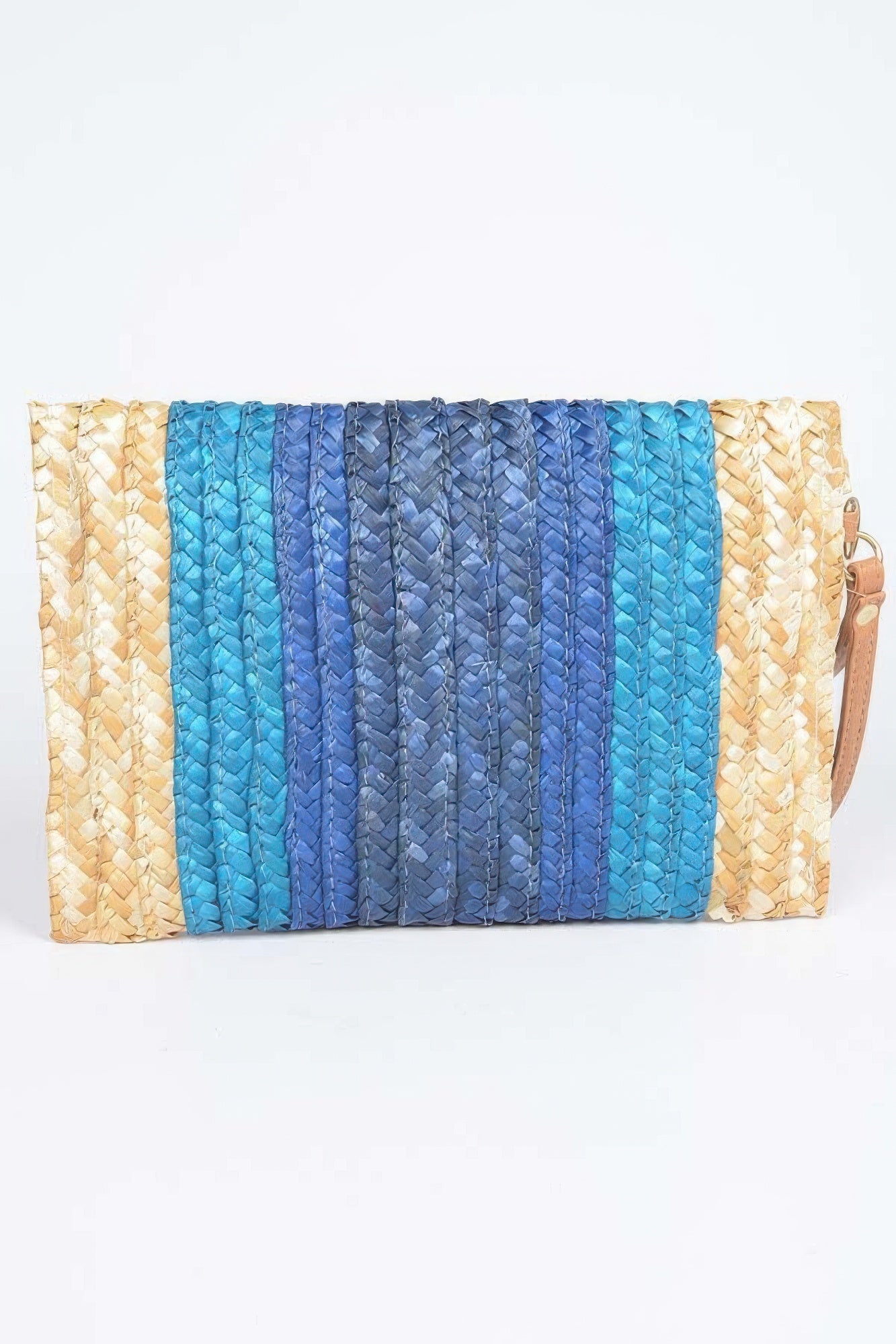 Straw Coloful Envelope Clutch –