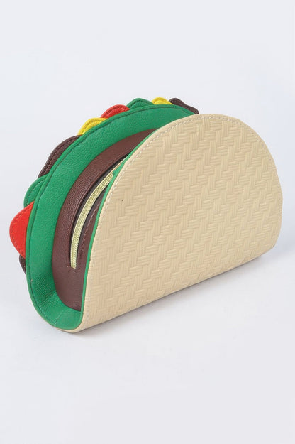 Studded Taco Shape Clutch –