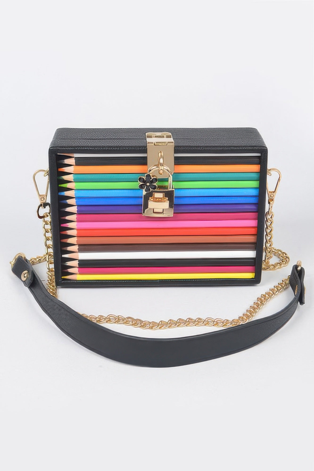 Lock & Key Clutch Pencil Case | Structured Mini Bag – Moon Water Apothecary