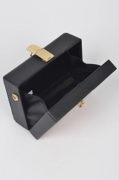 Pencil Case With Key And Lock Clutch –