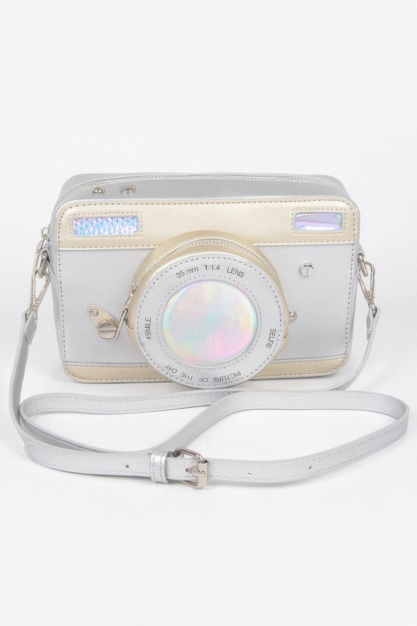 Camera Novelty Bag – Silver