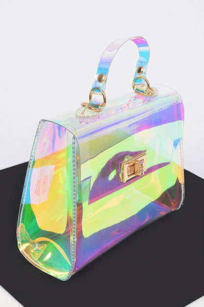 Hologram Transparent Crossbody Bag –