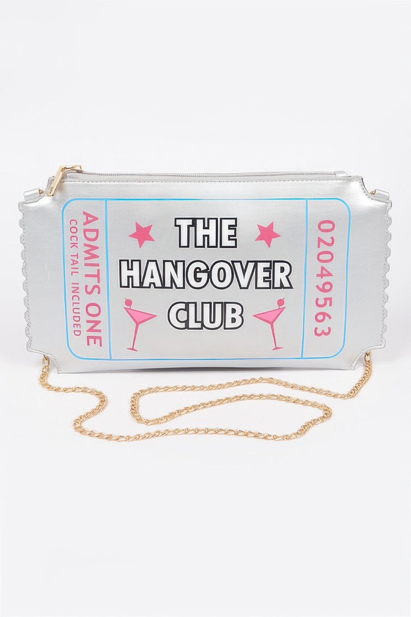 The Hangover Club Clutch – Silver