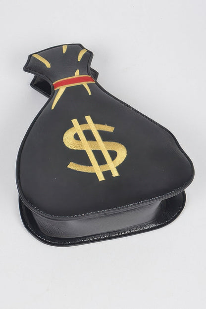 Money Bag Shiny Clutch –