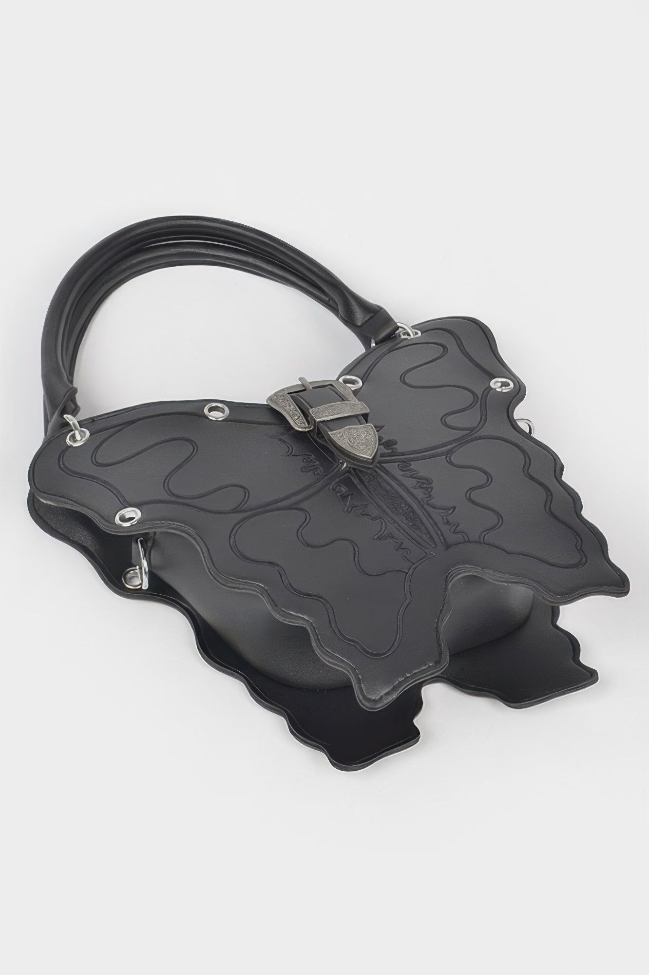 Faux Leather Butterfly Bag –