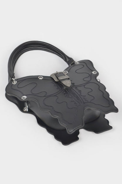 Faux Leather Butterfly Bag –