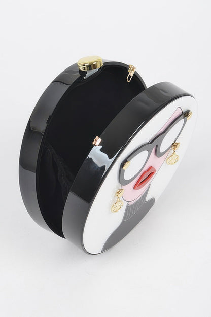 Acrylic Fashion Clutch –