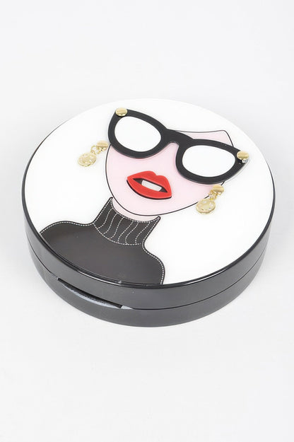 Acrylic Fashion Clutch –