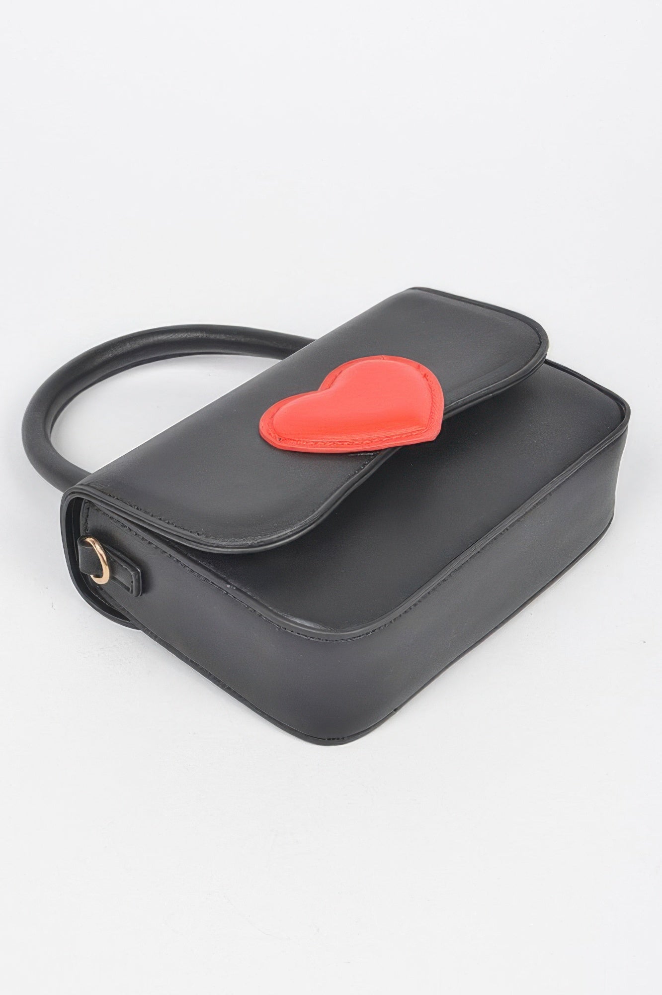 Vegan Top Handle Bag – Black