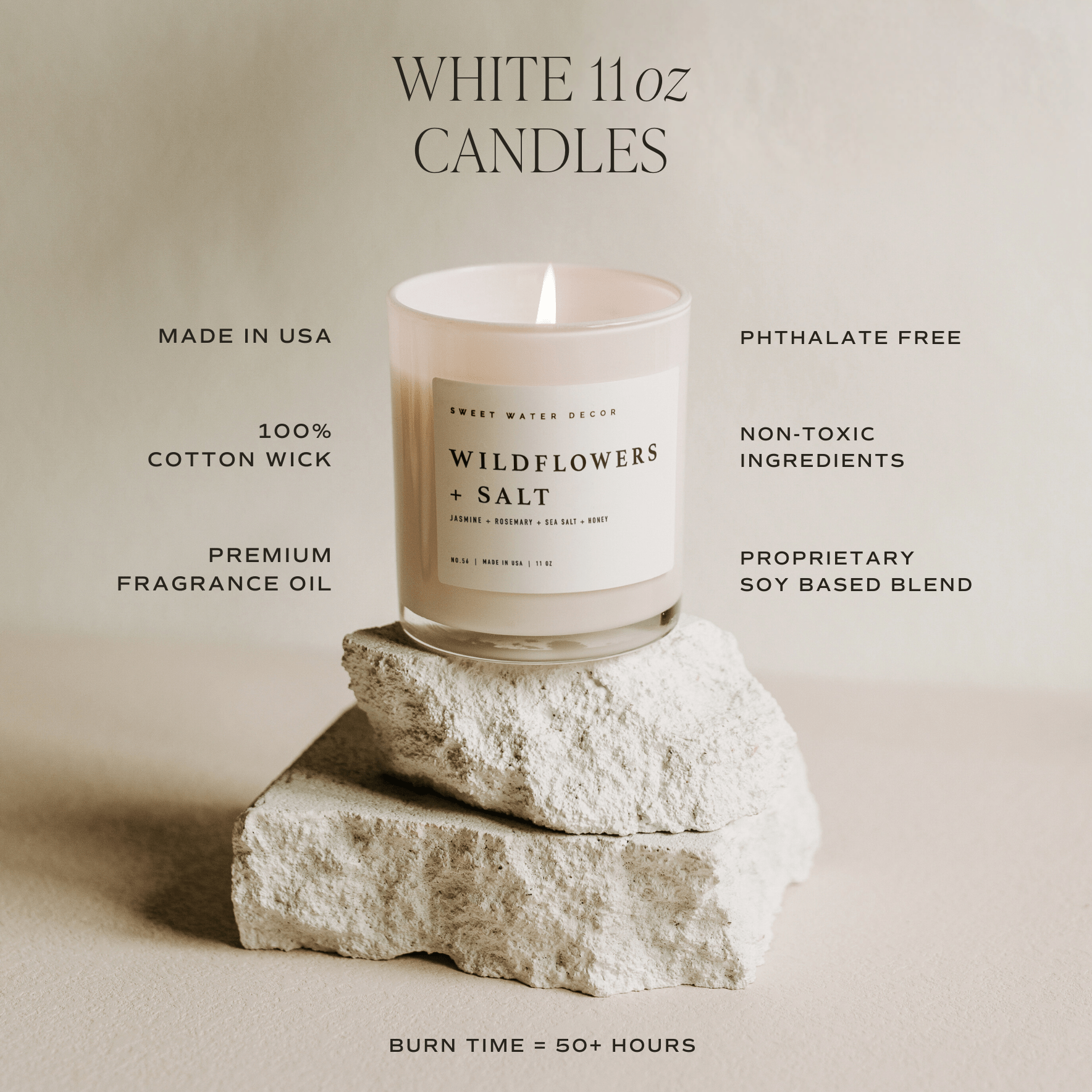 Blackwood Cherry Soy Candle - White Jar - 11 oz – Candles
