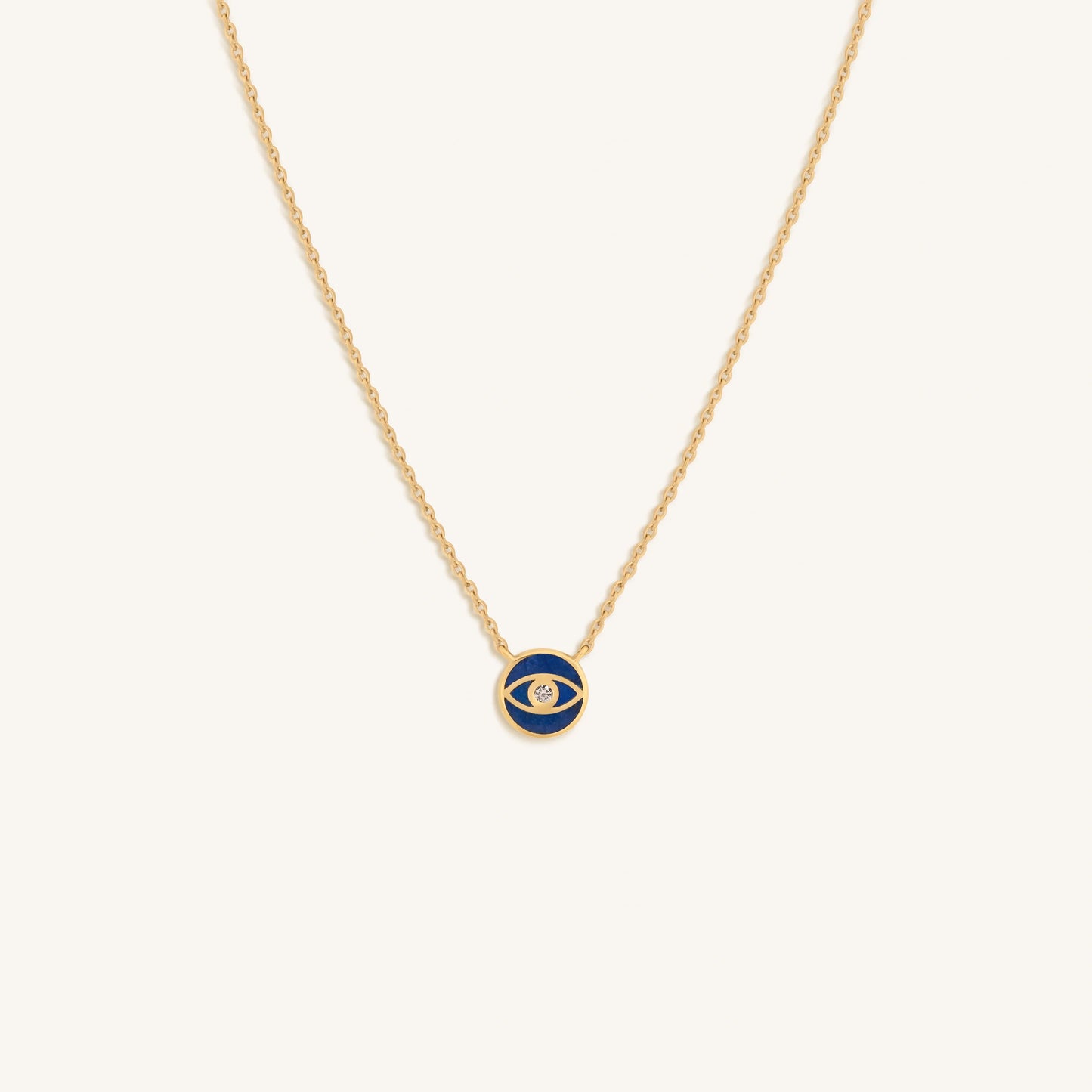 Wealth of Knowledge Lapis Lazuli Evil Eye Necklace