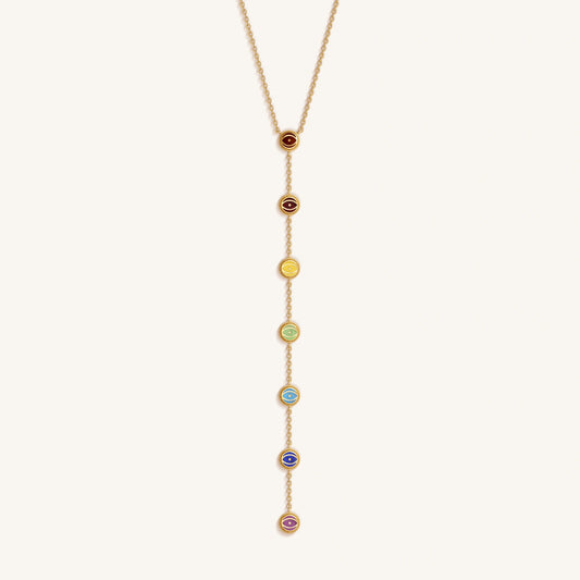 Ethereal Balance – Seven Chakra Harmony Necklace – Necklaces - Womens