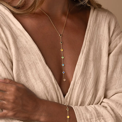 Ethereal Balance – Seven Chakra Harmony Necklace – Necklaces - Womens