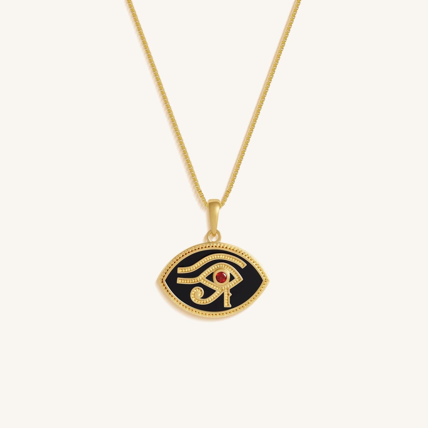 Radiant Vigil Eye of Horus Necklace – Necklaces - Womens