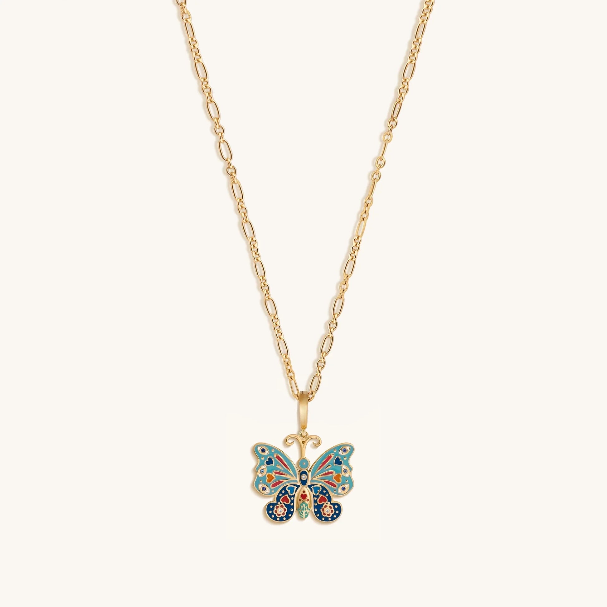 LIMITED EDITION: Vibrant Awakening Butterfly Charm Necklace – Necklaces - Womens