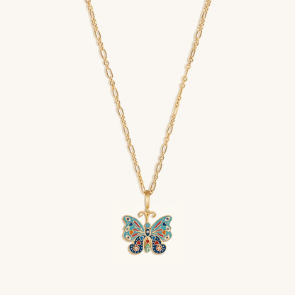 LIMITED EDITION: Vibrant Awakening Butterfly Charm Necklace – Necklaces - Womens