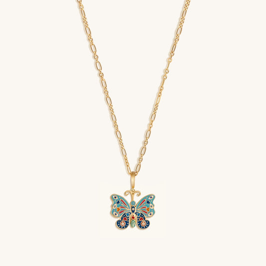 LIMITED EDITION: Vibrant Awakening Butterfly Charm Necklace – Necklaces - Womens