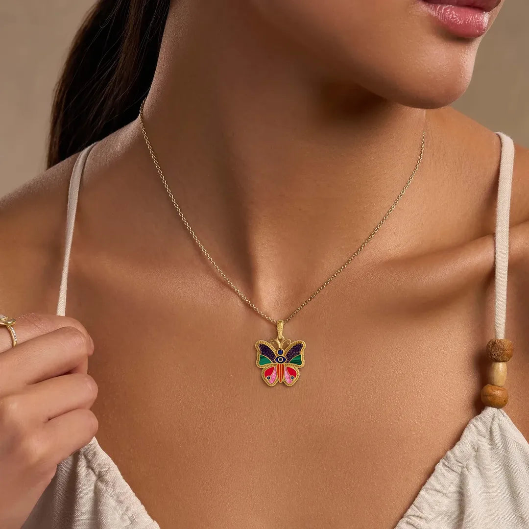 Wings of Grace – Butterfly Harmony Necklace – Necklaces - Womens