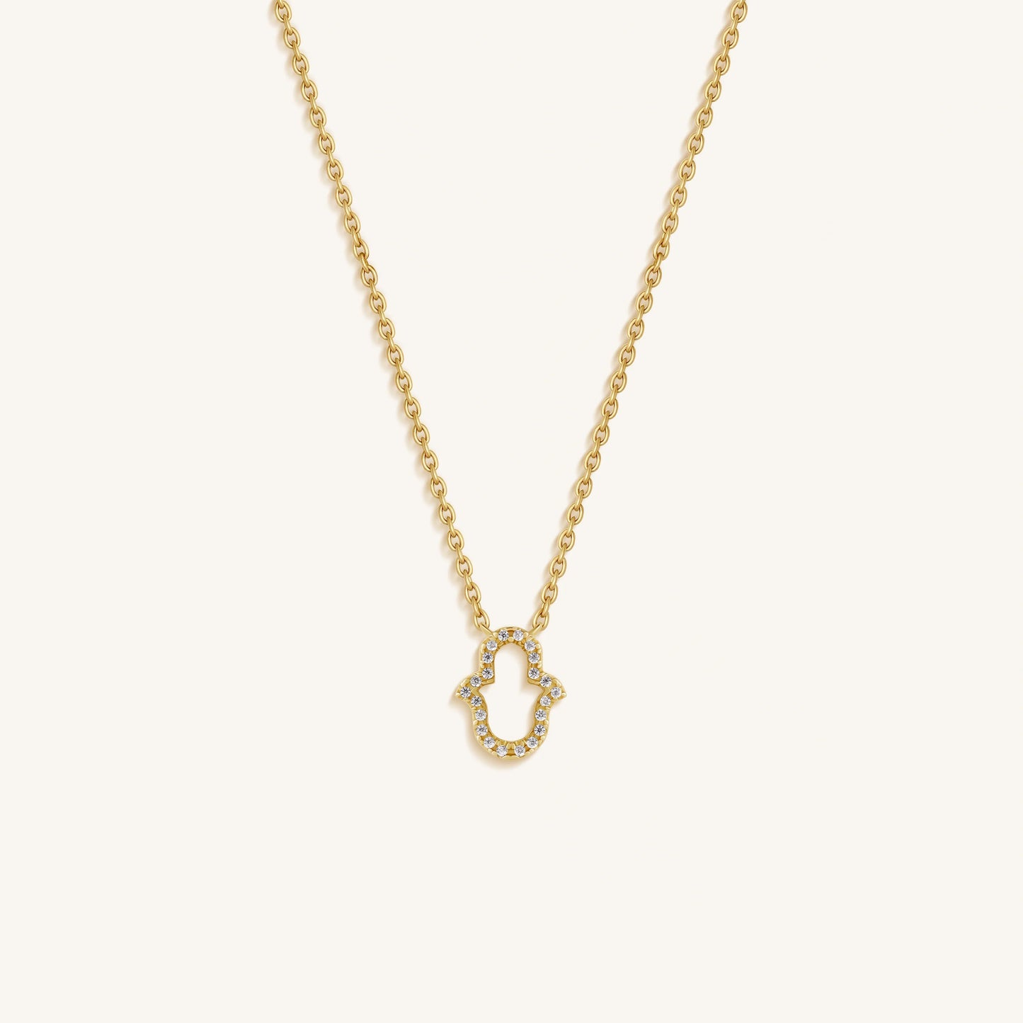 Serene Focus Hamsa Protection Necklace – Necklaces - Womens