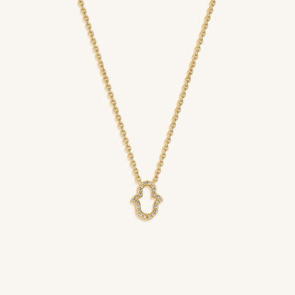 Serene Focus Hamsa Protection Necklace – Necklaces - Womens