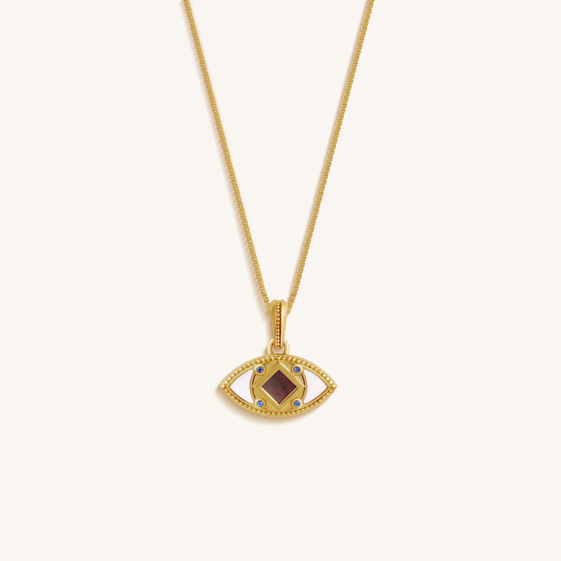 Illuminated Vision Sapphire Torah Nano Chip Necklace – Necklaces - Womens