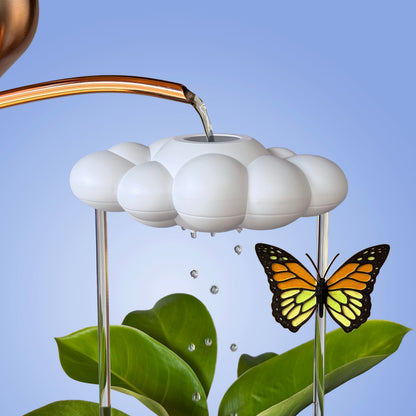 Original Dripping Rain Cloud with Orange Butterfly Charm – Clouds