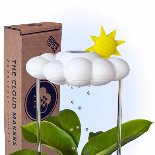Original Dripping Rain Cloud with Sun Charm – houseplant accessory