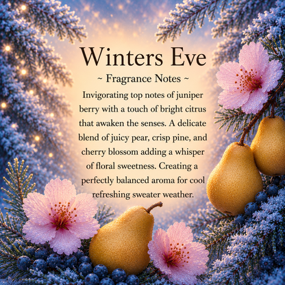 Winter's Eve Crystal-Infused Coconut Soy Candle, 10 oz