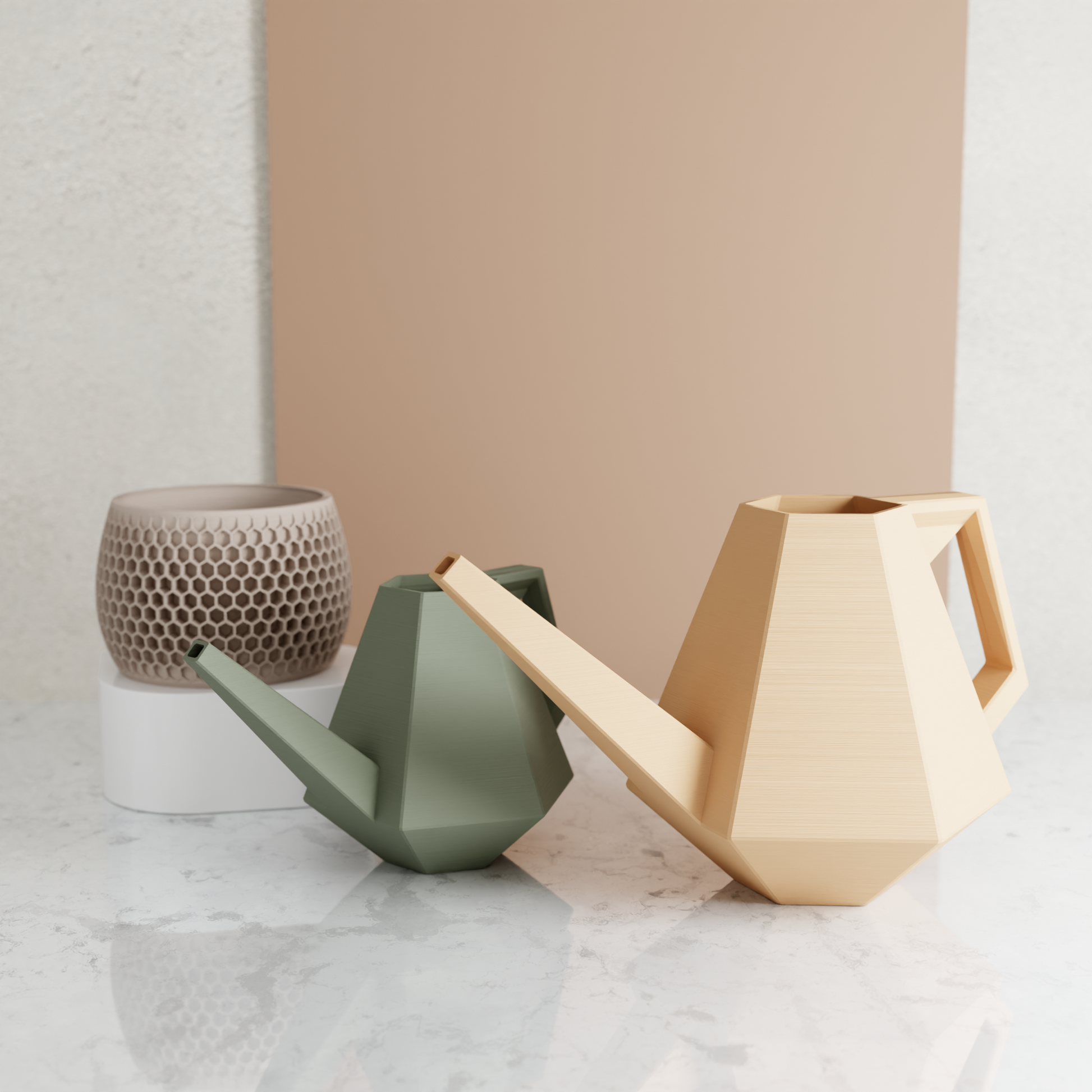 ZENFLOW Watering Can – Natural Wood Accessory